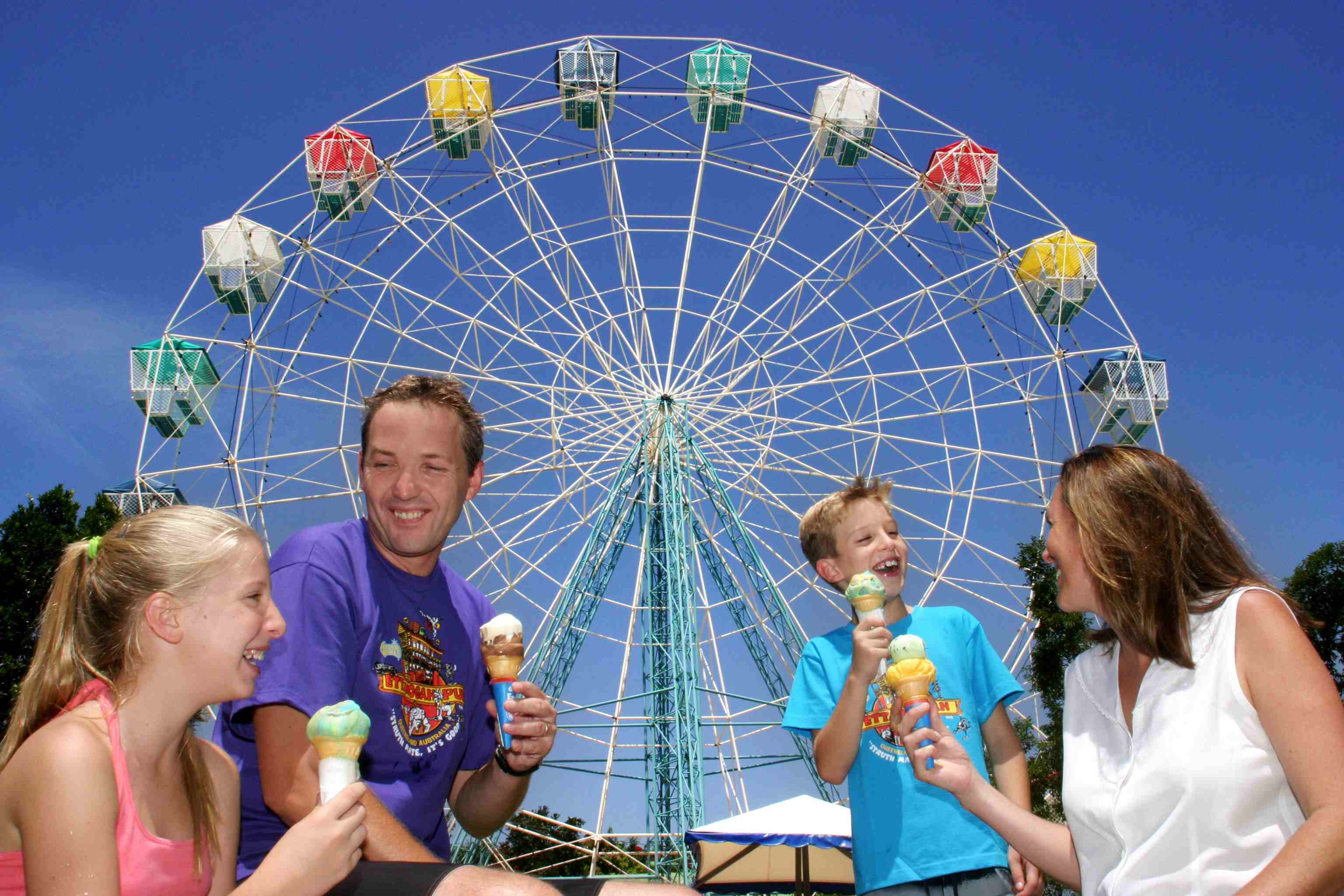 Ferris Wheel At Aussie World